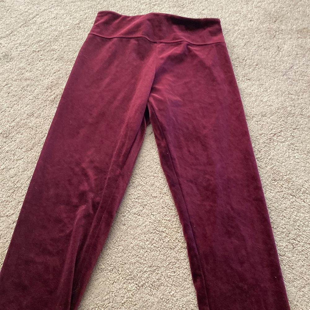 Velvet leggings